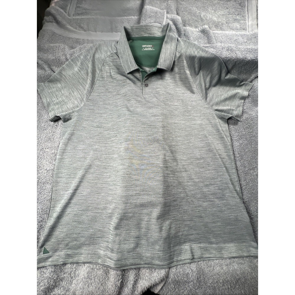 UNTUCKit Men's Polo Shirt Size 2XL Green